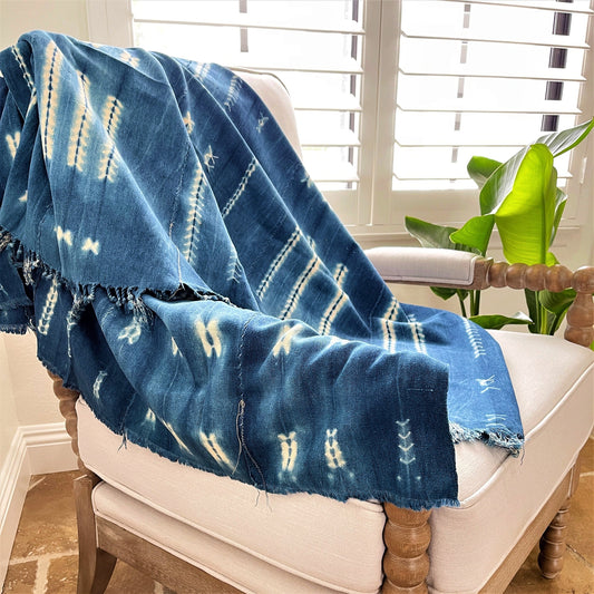 Vintage Indigo Throw