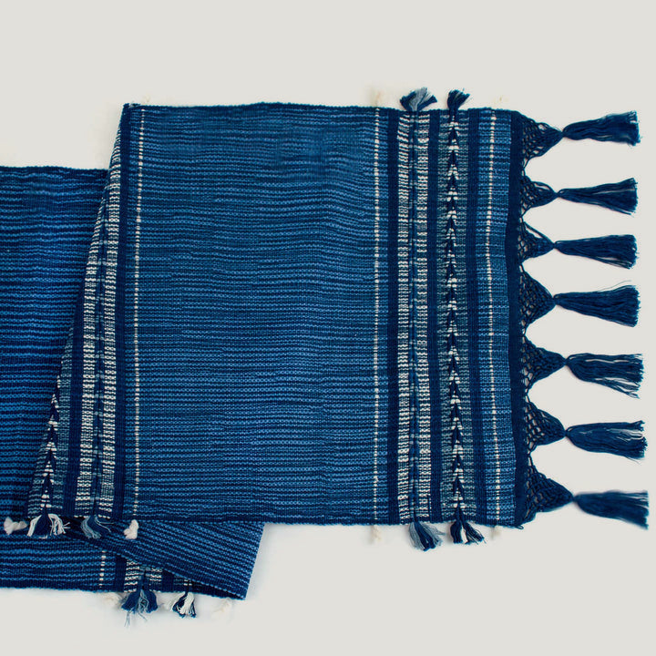 Indigo Arrow Table Runner