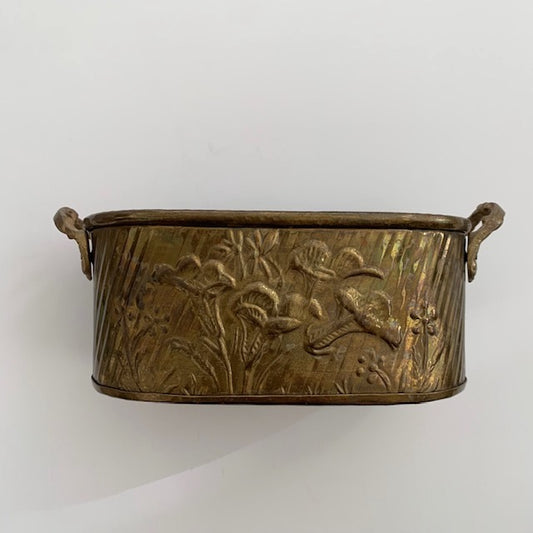 Brass Floral Container