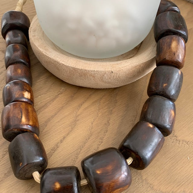 Barrel Brown Beads