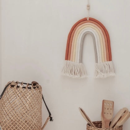 Terracotta Rainbow Wall Hanging