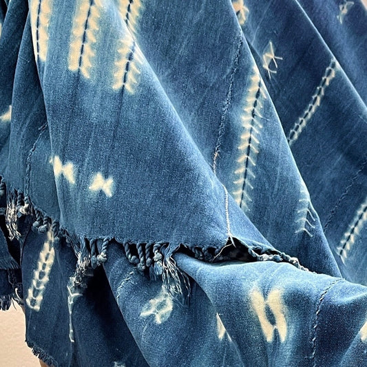 Vintage Indigo Throw