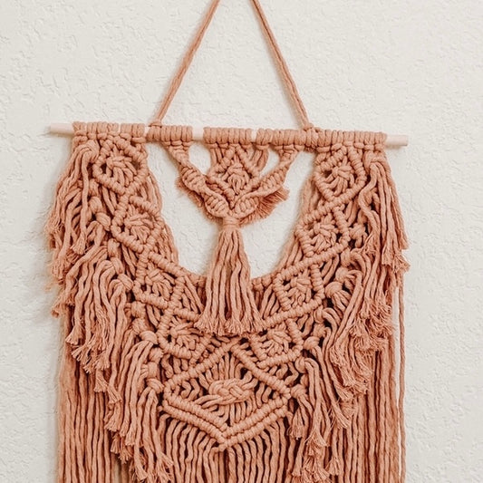 Blush Macrame Wall Hanging